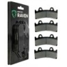 2 Kit plaquettes frein Yamaha FZR 1000 EXUP Av Ga et Dr 4FM-W0045-10-00 - EBC FA143 - Raven 101-054