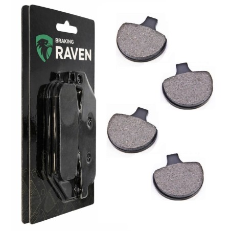 2 Kit plaquettes frein Harley-davidson Heritage Softail Nost 1340  Av Ga et Av Dr Nc - EBC FA94 - Raven 101-057