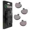 2 Kit plaquettes frein Harley-davidson Touring Ultra Classic Electra Glide FLHTCU Av Ga et Av Dr 44063-83A - EBC FA94 - Raven 10