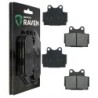 2 Kit plaquettes frein Yamaha FZ 400 R Av Ga et Av Dr Nc - EBC FA104 - Raven 101-067