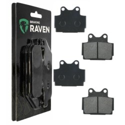 2 Kit plaquettes frein Yamaha RZ 350  Av Ga et Av Dr Nc - EBC FA104 - Raven 101-067