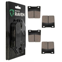 2 Kit plaquettes frein Honda CB 750 Nighthawk  Av Ga et Dr Nc - EBC FA45 - Raven 101-068
