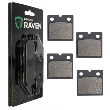 2 Kit plaquettes frein Benelli Sei 900  Av Ga et Dr Nc - EBC FA171 - Raven 101-072