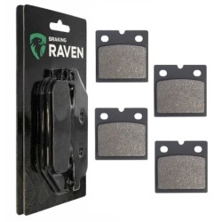 2 Kit plaquettes frein Bmw K75 750 2 C RT S Av Ga et Av Dr Nc - EBC FA171 - Raven 101-072