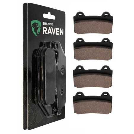 2 Kit plaquettes frein Yamaha XJR 1200  Av Ga et Av Dr 4WM-W0046-00 - EBC FA123 - Raven 101-073
