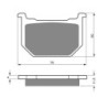 2 Kit plaquettes frein Suzuki GV 1200 Madura  Av Ga et Dr 59300-05811 - EBC FA51 - Raven 101-075