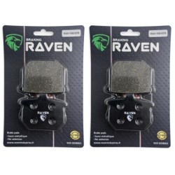 2 Kit plaquettes frein Honda GL 1000 Gold-Wing  Av Ga et Dr Nc - EBC FA30 - Raven 101-079