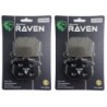 2 Kit plaquettes frein Honda GL 1100 Gold-Wing  Av Ga et Av Dr Nc - EBC FA30 - Raven 101-079