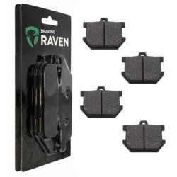2 Kit plaquettes frein Yamaha XV 1000  Av Ga et Av Dr Nc - EBC FA34 - Raven 101-082