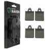 2 Kit plaquettes frein Gilera NGR 250  Av Ga et Av Dr Nc - EBC FA60 - Raven 101-096