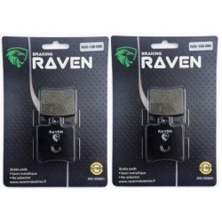 2 Kit plaquettes frein Quadro 3D 350  Av Ga et Av Dr Nc - EBC FA193 - Raven 101-098