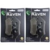 2 Kit plaquettes frein Ducati Sport-classic 1000  Av Ga et Av Dr Nc - EBC FA209 - Raven 101-106