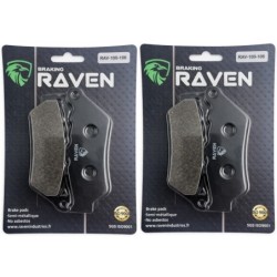 2 Kit plaquettes frein Ktm Adventure 950 S Silver Av Ga et Av Dr Nc - EBC FA209 - Raven 101-106