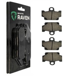 2 Kit plaquettes frein Yamaha RD 350  Av Ga et Av Dr Nc - EBC FA81 - Raven 101-113