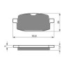 2 Kit plaquettes frein Fym Typhoon 125 X Sport Av Ga et Dr Nc - EBC FA169 - Raven 101-114