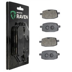 2 Kit plaquettes frein Quadzilla WK 110  Av Ga et Av Dr Nc - EBC FA169 - Raven 101-114
