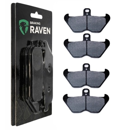 2 Kit plaquettes frein Bmw K100 1000 RS 16 soupapes Av Ga et Av Dr Nc - EBC FA246 - Raven 101-117