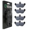 2 Kit plaquettes frein Bmw R 1150 GS Av Ga et Av Dr Nc - EBC FA246 FA407 - Raven 101-117