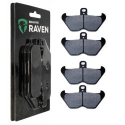 2 Kit plaquettes frein Bmw K 1200 LT RS (ABS) Av Ga et Av Dr Nc - EBC FA246 - Raven 101-117
