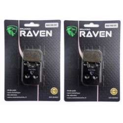 2 Kit plaquettes frein Yamaha TY 250Z  Avant et Arrière Nc -  - Raven 101-121