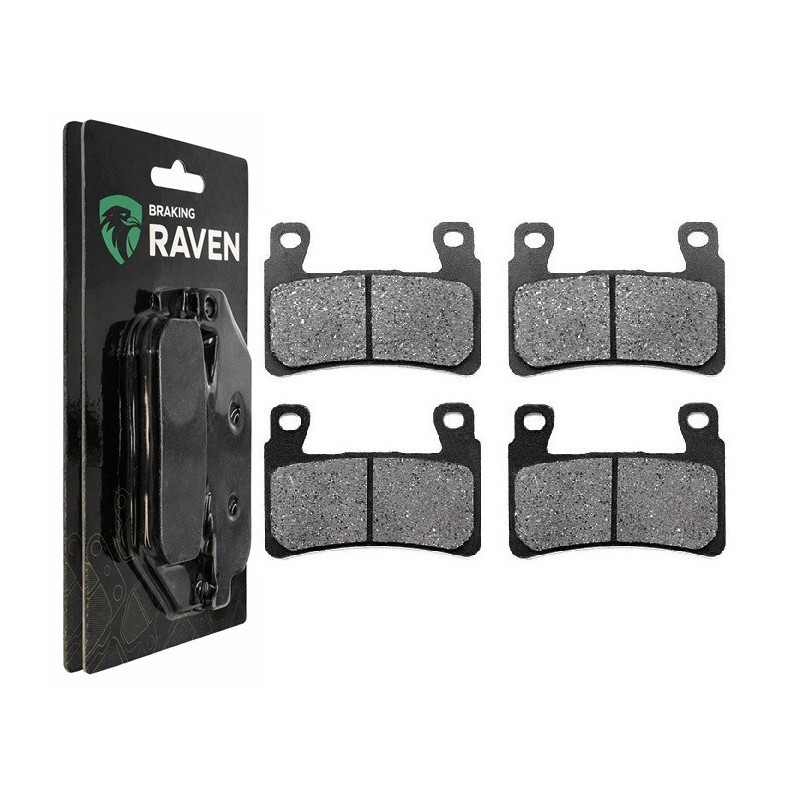 2 Kit plaquettes frein Honda CB 1300 Super Four  Av Ga et Dr Nc - EBC FA265 - Raven 101-134