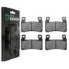 2 Kit plaquettes frein Honda CB 1300 Super Four  Av Ga et Dr Nc - EBC FA265 - Raven 101-134
