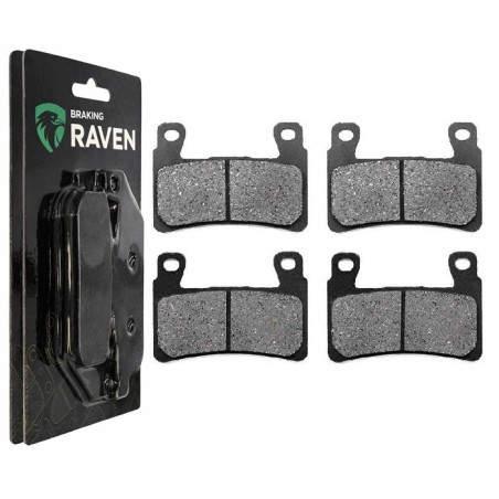 2 Kit plaquettes frein Honda CBR 600 F  Av Ga et Av Dr Nc - EBC FA265 - Raven 101-134