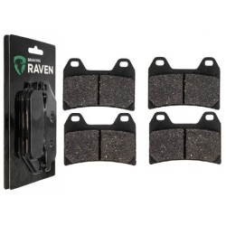 2 Kit plaquettes frein Benelli TNT 1100  Av Ga et Dr Nc - EBC FA244 - Raven 101-141