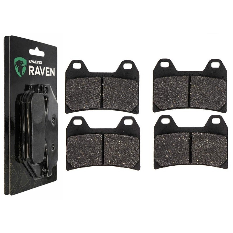 2 Kit plaquettes frein Ktm Adventure 1190 R ABS Av Ga et Dr 60613030000 - EBC FA244 - Raven 101-141