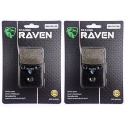 2 Kit plaquettes frein Suzuki LT-F 400 Eiger  Av Ga et Av Dr 59300-44870 - EBC FA54 - Raven 101-144