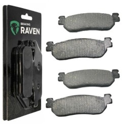 2 Kit plaquettes frein Polaris Ranger 150  Av Ga et Av Dr Nc - EBC FA275 - Raven 101-146