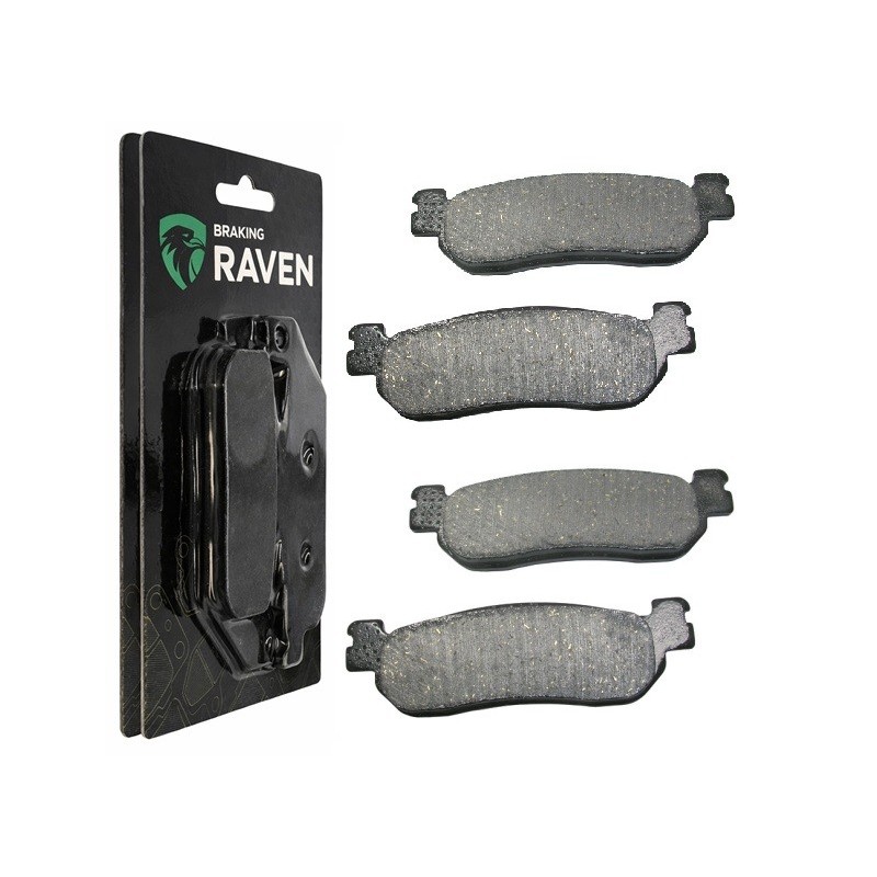 2 Kit plaquettes frein Polaris Ranger 150  Av Ga et Av Dr Nc - EBC FA275 - Raven 101-146