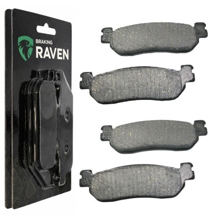 2 Kit plaquettes frein Polaris Ranger 150  Av Ga et Av Dr Nc - EBC FA275 - Raven 101-146