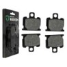 2 Kit plaquettes frein Yamaha XJ 1100 Maxim  Av Ga et Dr Nc - EBC FA70 - Raven 101-151