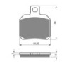 2 Kit plaquettes frein Triumph Street Triple 765 S Av Ga et Av Dr Nc - EBC FA266 - Raven 101-152
