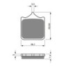 2 Kit plaquettes frein Ducati Superbike 998 S Bayliss Av Ga et Dr Nc - EBC FA322/4HH - Raven 101-177