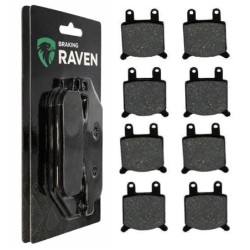 2 Kit plaquettes frein Gilera RV 200  Av Ga et Av Dr Nc - EBC FA76 - Raven 101-184