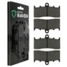 2 Kit plaquettes frein Bmw R 1200 C Classic Independent Montauk R Classic SE Av Ga et Av Dr Nc - EBC FA294HH - Raven 101-194