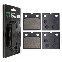 2 Kit plaquettes frein Bmw R65 650  Av Ga et Av Dr Nc - EBC FA77 - Raven 101-197