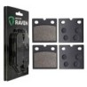 2 Kit plaquettes frein Bmw R65 650  Av Ga et Av Dr Nc - EBC FA77 - Raven 101-197