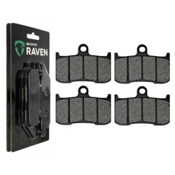 2 Kit plaquettes frein Kawasaki Ninja ZX-9R 900  Av Ga et Dr 43082-0002 - EBC FA347 - Raven 101-207