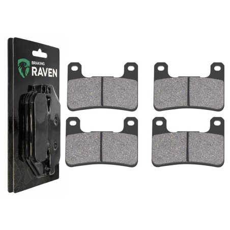 2 Kit plaquettes frein Kawasaki Z1000 SE  Av Ga et Av Dr 43082-0226 - EBC FA379 - Raven 101-213