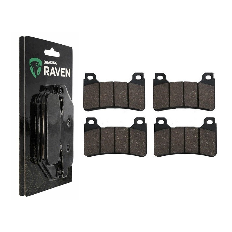 2 Kit plaquettes frein Honda CBR 600 RR  Av Ga et Av Dr Nc - EBC FA390 - Raven 101-214