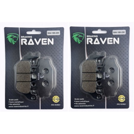 2 Kit plaquettes frein Tgb Outback 425  Av Ga et Av Dr Nc - EBC FA377 - Raven 101-230