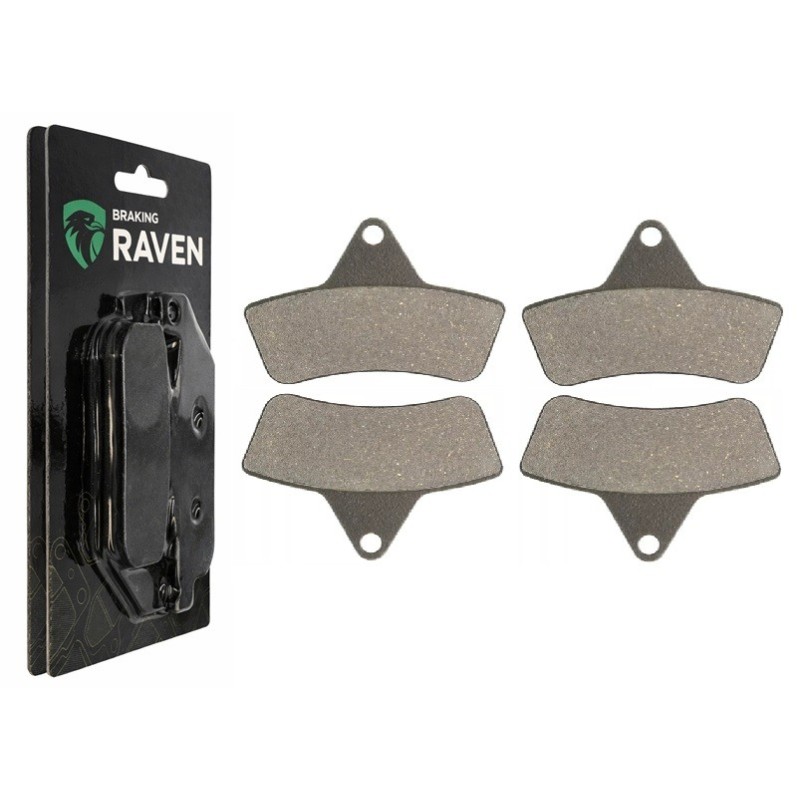 2 Kit plaquettes frein Arctic-cat Bear Cat 454 2x4 4x4 Av Ga et Dr Nc - EBC FA271 - Raven 101-232