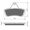 2 Kit plaquettes frein Arctic-cat Bear Cat 454 2x4 4x4 Av Ga et Dr Nc - EBC FA271 - Raven 101-232