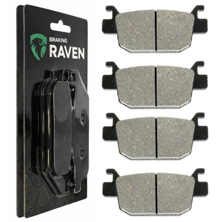 2 Kit plaquettes frein Honda TRX 500 Foreman  Av Ga et Dr Nc - EBC FA410 - Raven 101-240