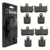 2 Kit plaquettes frein Yamaha YZF R1  Av Ga et Dr 4C8-W0045-00 - EBC FA442/4HH - Raven 101-246
