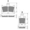 2 Kit plaquettes frein Yamaha YZF R1  Av Ga et Dr 4C8-W0045-00 - EBC FA442/4HH - Raven 101-246