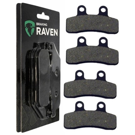 2 Kit plaquettes frein Quadzilla WK 140  Av Ga et Av Dr Nc - EBC FA448 - Raven 101-250